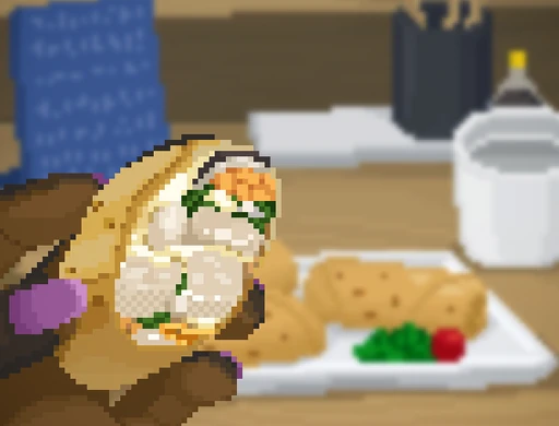 Blobfish Spring Roll