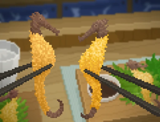 Fried Seahorses