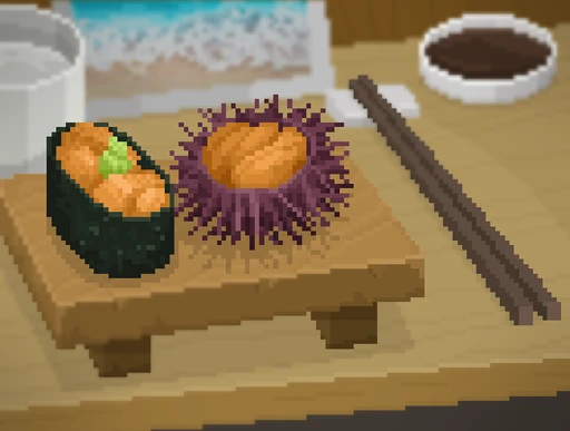 Purple Sea Urchin Sushi