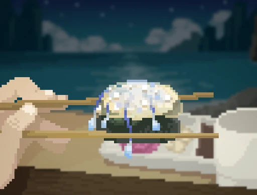 White Spotted Jellyfish Sushi