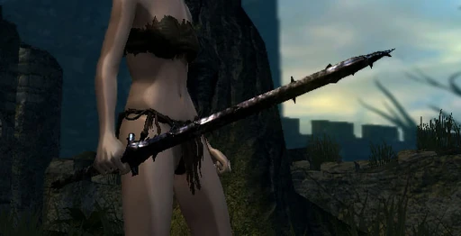 Barbed Straight Sword