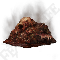 Blood tainted Excrement