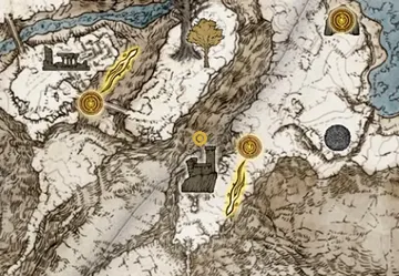 location of Map consecrated Snowfield