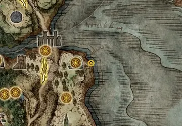 location of Map weeping Peninsula