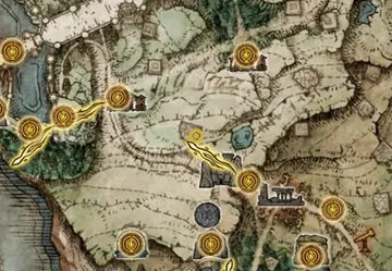 location of Note waypoint Ruins