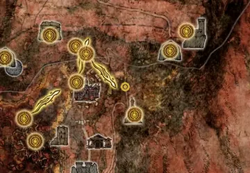 location of Caelid Waypoint Ruins