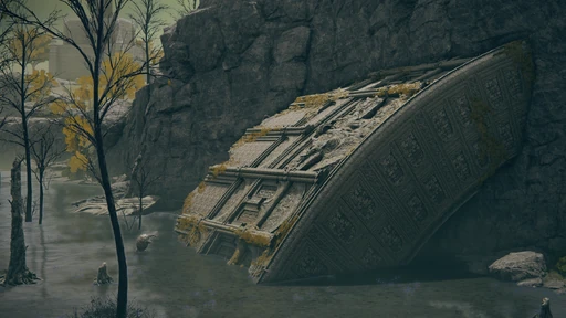 Fallen Ruins of the Lake