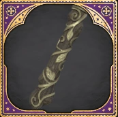 Wand Handle Botanical Gold Leaf