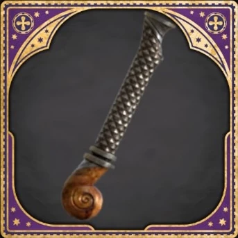 Wand Handle Shell Metallic