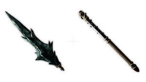 Acidic Crystal Spear Handle
