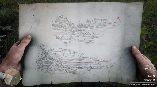 High Stakes Treasure Map