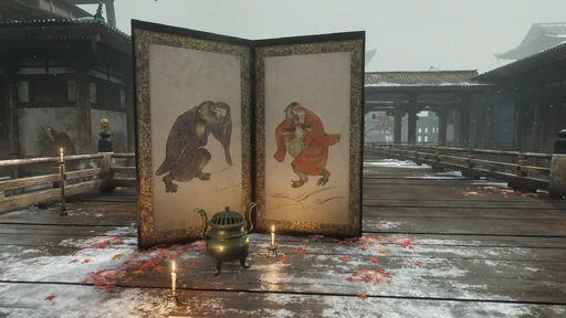 Folding Screen Monkeys