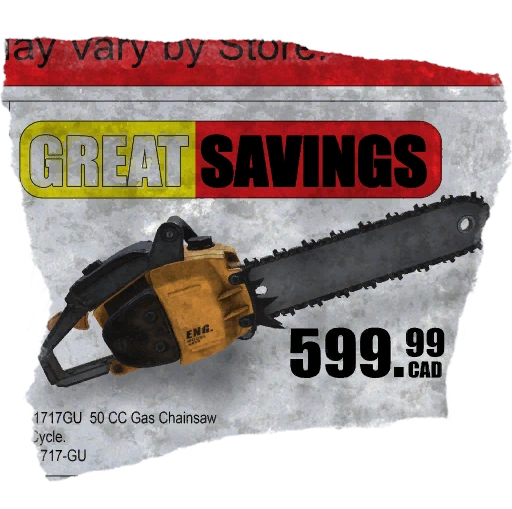 Chainsaw Advertisement